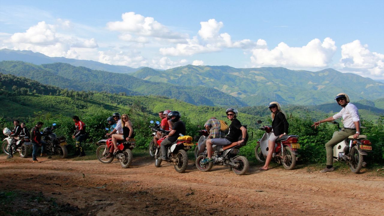 Motorcycling Is Popular in Laos